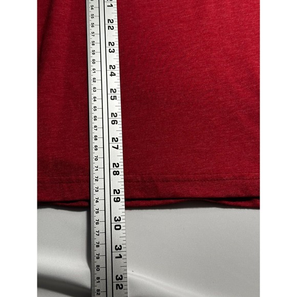 University of WISCONSIN Badgers T Shirt Adult XL Red SS Cotton Poly Blend E5 NEW - Picture 8 of 9